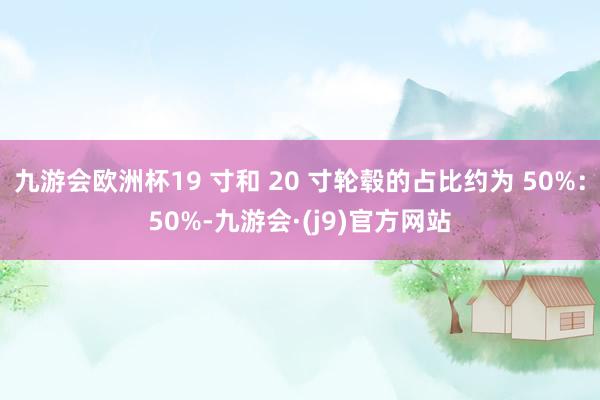 九游会欧洲杯19 寸和 20 寸轮毂的占比约为 50%：50%-九游会·(j9)官方网站