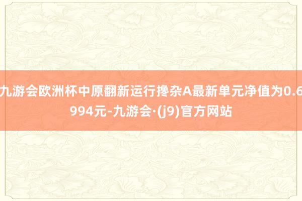 九游会欧洲杯中原翻新运行搀杂A最新单元净值为0.6994元-九游会·(j9)官方网站